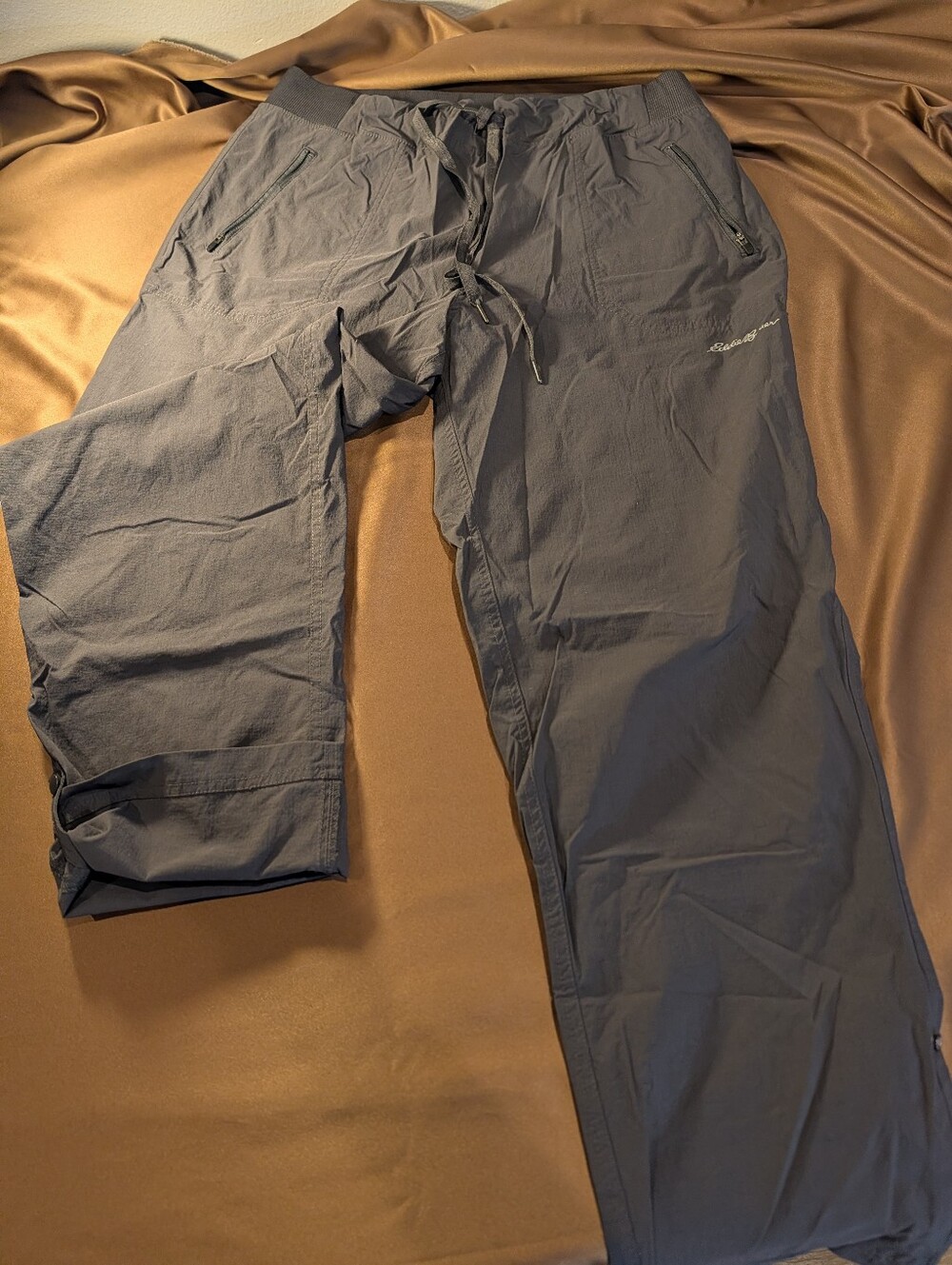 Eddie Bauer Women's Dark Gray Outdoor Nylon/Polyester Pants